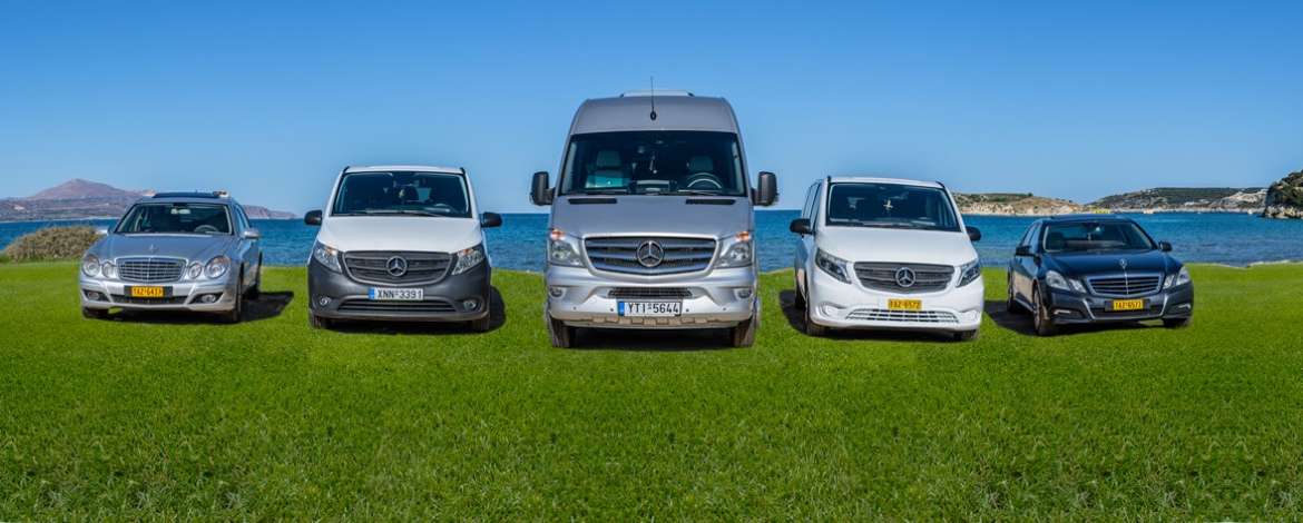 Our Taxi Fleet at Chania Airport