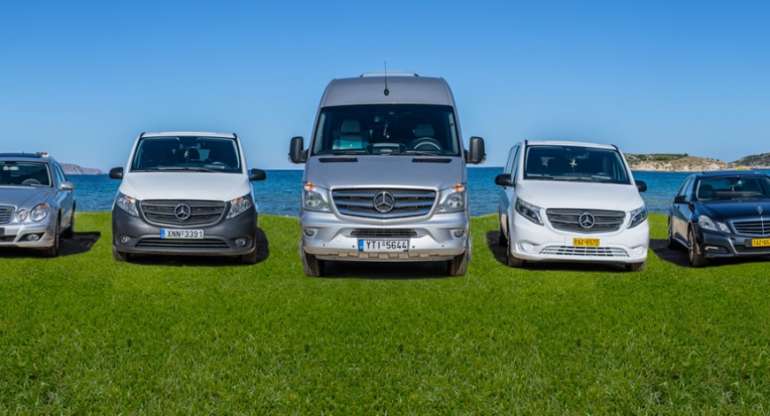 Our Taxi Fleet at Chania Airport